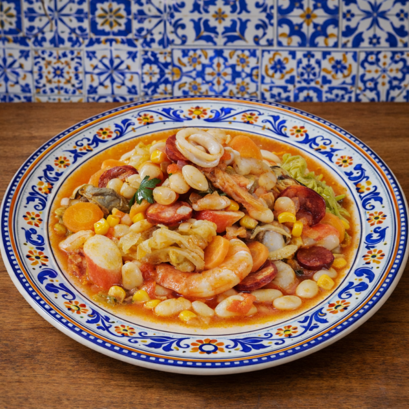 Feijoada de Marisco com arroz