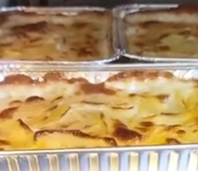 Bacalhau com natas & salada verde