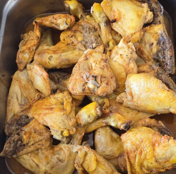 Cuisse de poulet rôti avec Poêlée de légumes & riz – Image 2