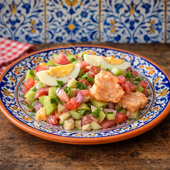 Salada de ovas de bacalhàu