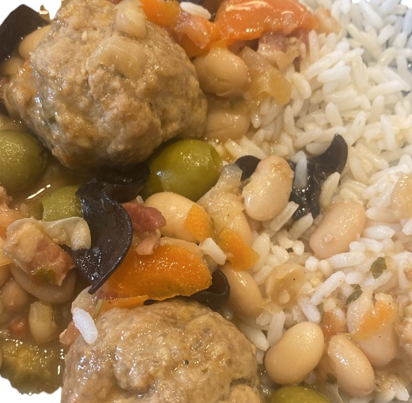 Bolés de picolât & Riz blanc