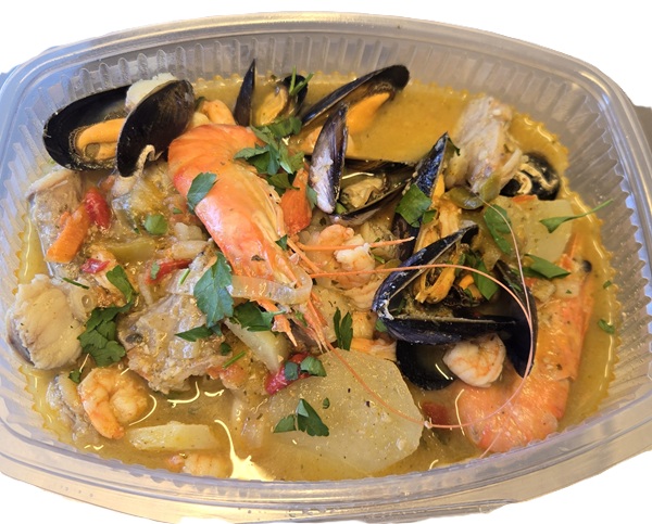 Cataplana de marisco com batatas