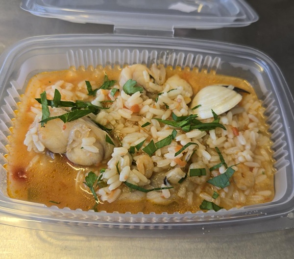 Arroz de tamboril & Salada verde