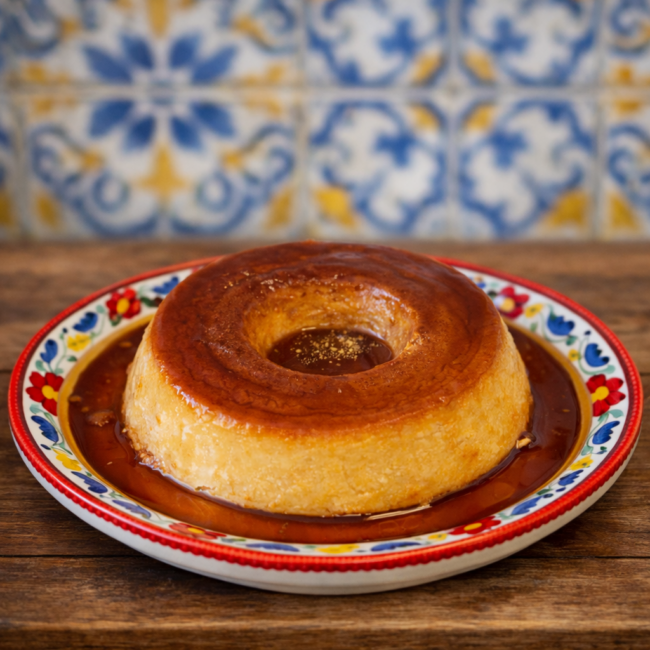 Flan da casa para 8 pessoas