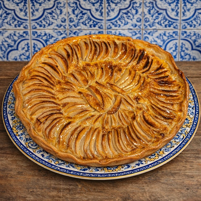 Tarte de maçà para 8 pessoas