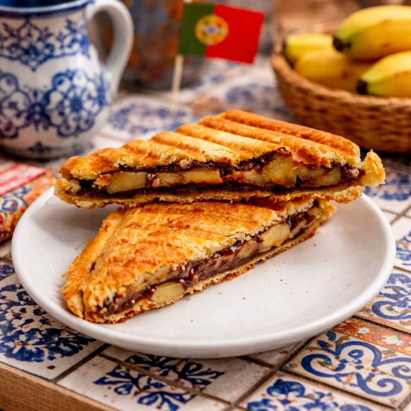 Croque Gourmand Chocolat & Banane